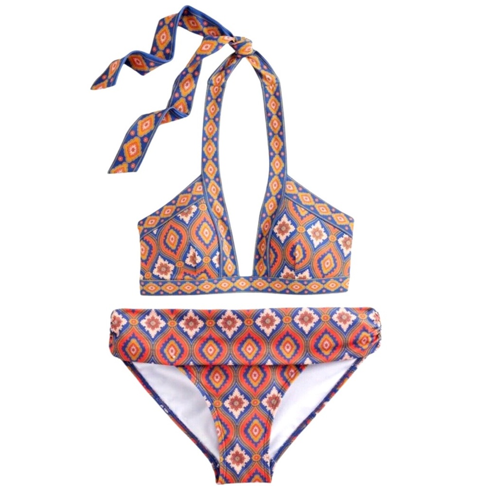 Boden Multicolor Patterned Bikini